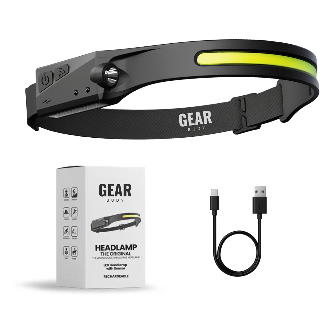 GearBudy 230° LED Headlamp - For your next adventure